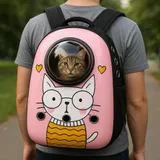 Cooling Pink Cat Desgin Stylish Pet Bag
