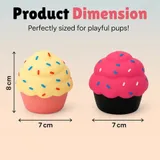 Cup Cake Squeaky Toy