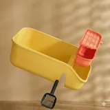 Semi-Closed Cat Litter Pan
