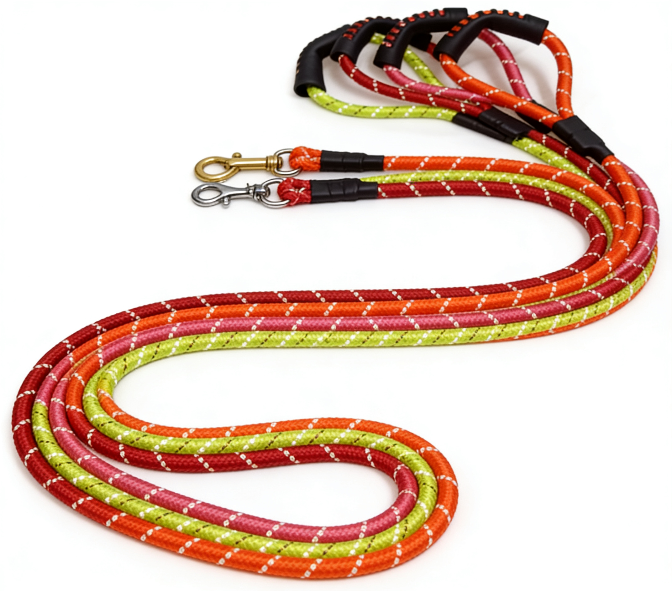 Reflective Rope Dog Leash Handle
