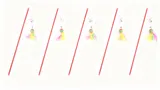 Rainbow Cat Teaser Wand Multi-Pack with Feather Ball & Bell