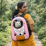 Cooling Pink Cat Desgin Stylish Pet Bag