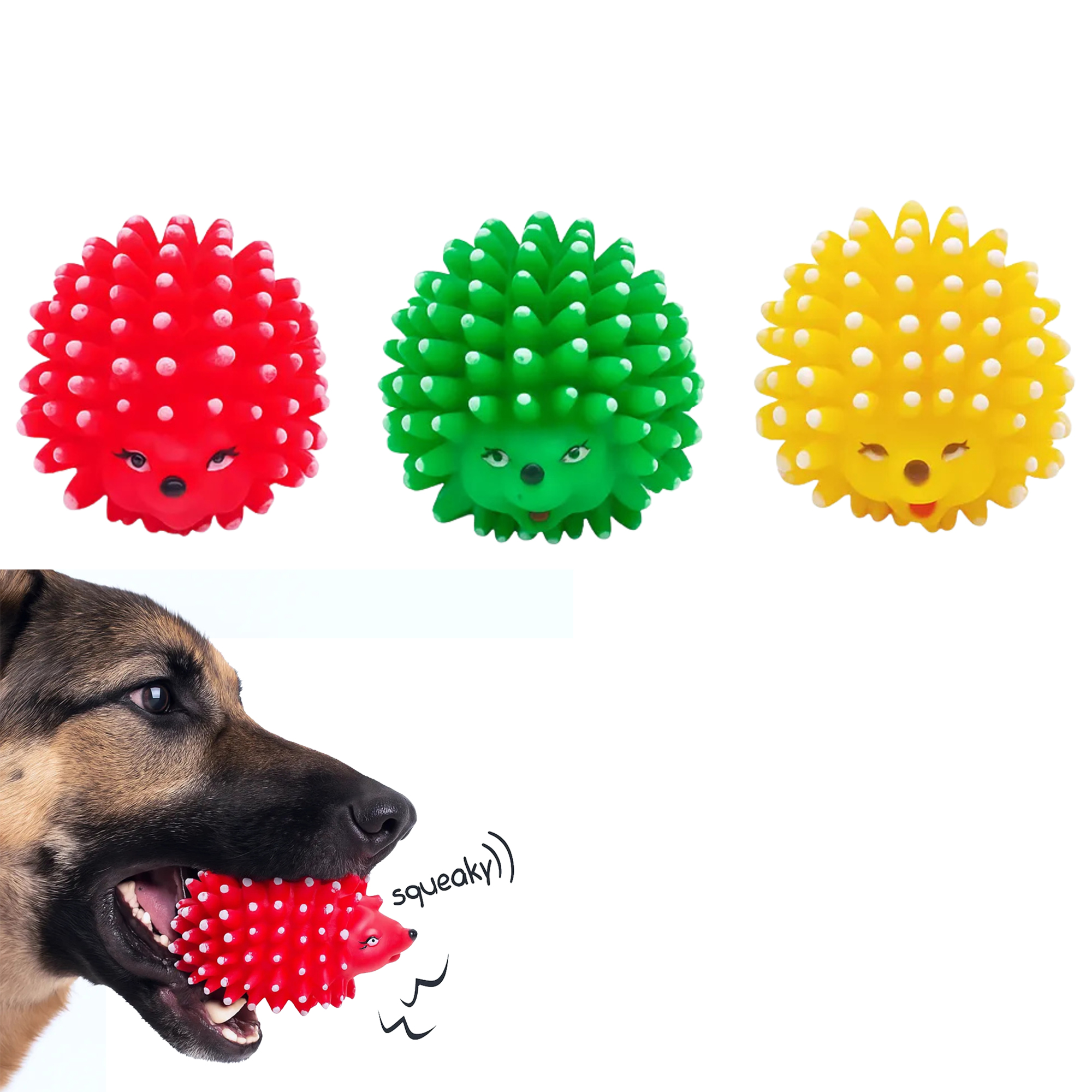 Hedgehog Squeaky Toy