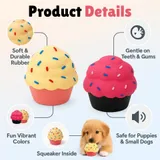 Cup Cake Squeaky Toy