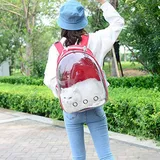 Red Transparent Pet Bag