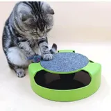 Interactive Cat Toy – Spinning Mouse & Scratch Pad Play Station
