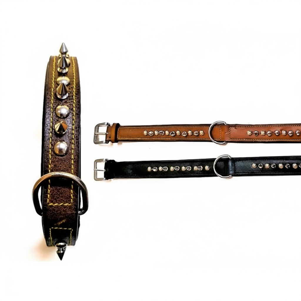 Leather Spike Collar