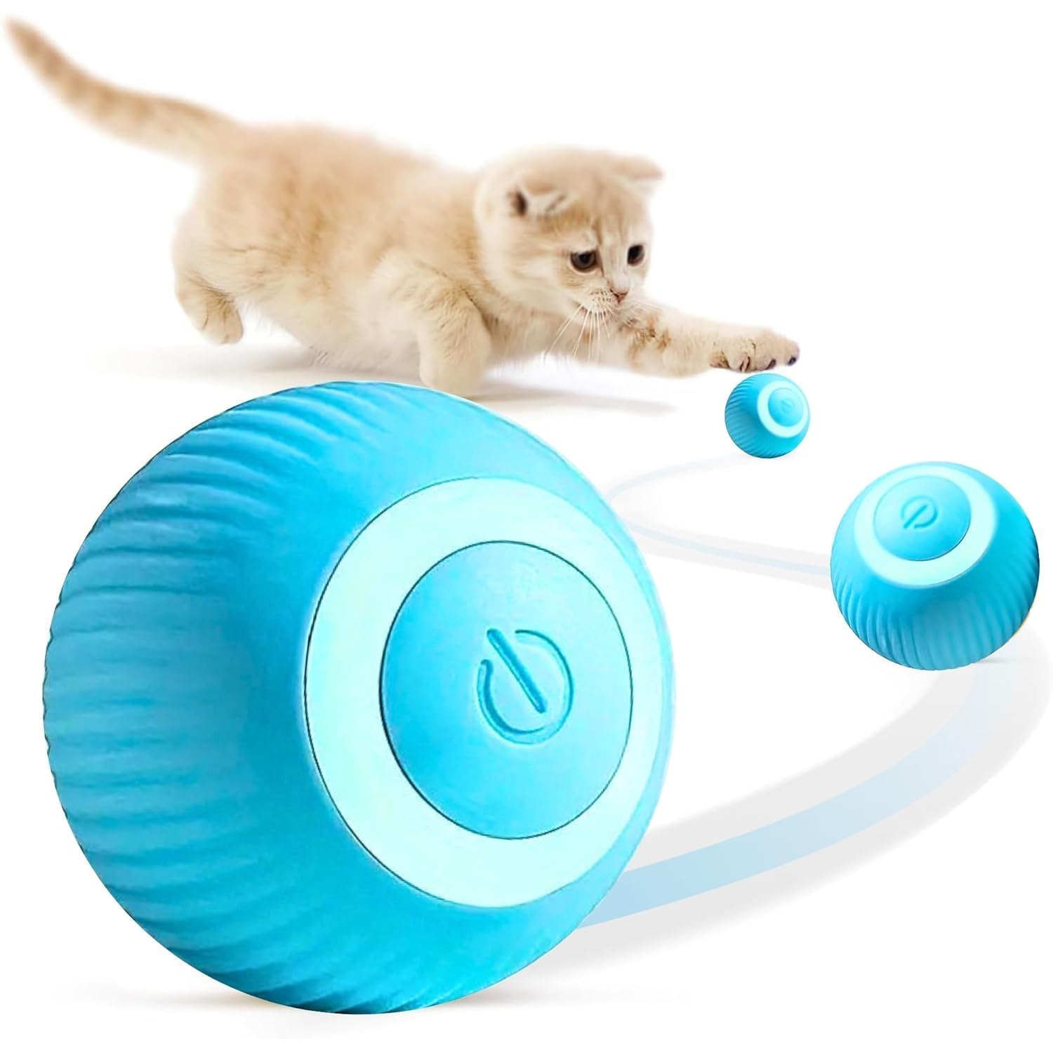 360 Self-Rolling Ball for Playful Pets