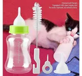 150ml Pet Feeding Bottle with Nipple and Cleaning Brush
