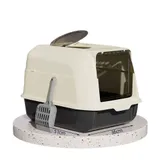 Double Door Enclosed Cat Litter Box