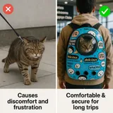 Cartoon Blue Pet Bag