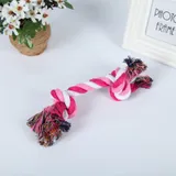 Colorful Rope Double Knot Toy