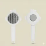 One click deshedding slicker brush