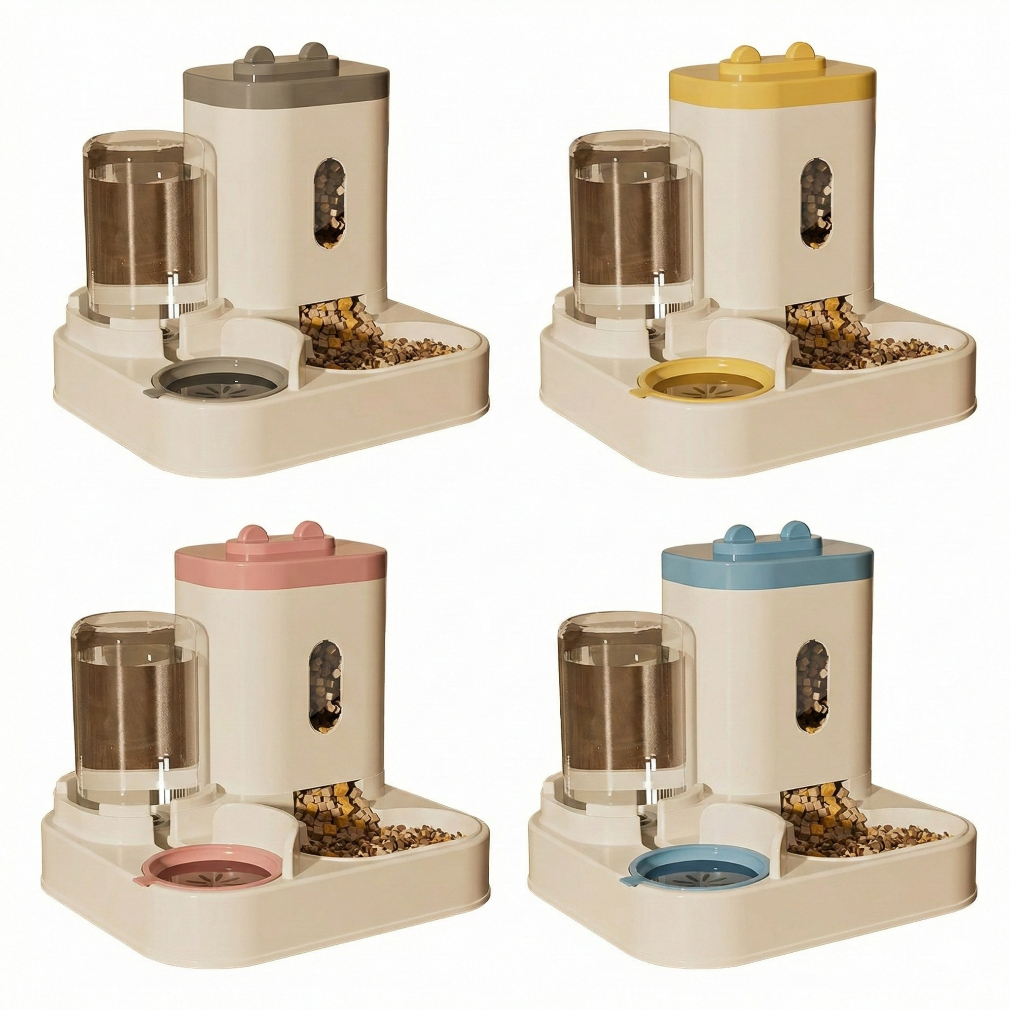 Automatic Pet Food & Water Feeder
